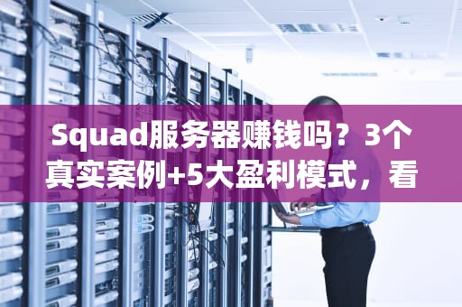 Squad服务器赚钱吗？3个真实案例+5大盈利模式，看完我直接开服了！