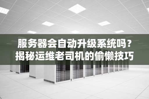 服务器会自动升级系统吗？揭秘运维老司机的偷懒技巧！