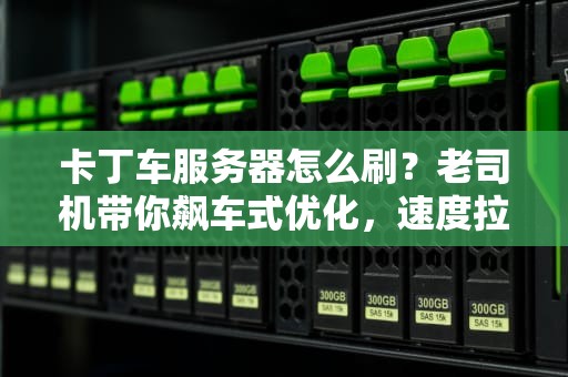 卡丁车服务器怎么刷？老司机带你飙车式优化，速度拉满不翻车！