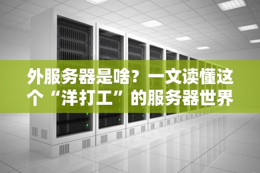 外服务器是啥？一文读懂这个“洋打工”的服务器世界！