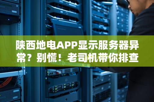 陕西地电APP显示服务器异常？别慌！老司机带你排查+避坑指南