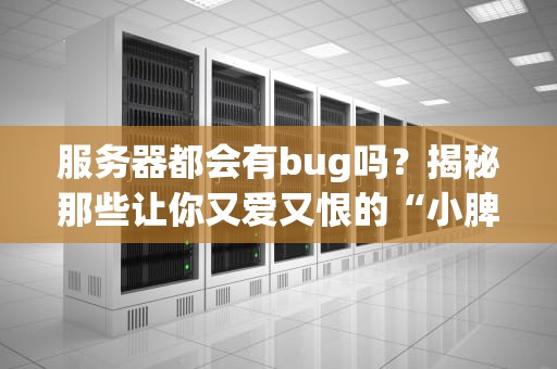服务器都会有bug吗？揭秘那些让你又爱又恨的“小脾气”
