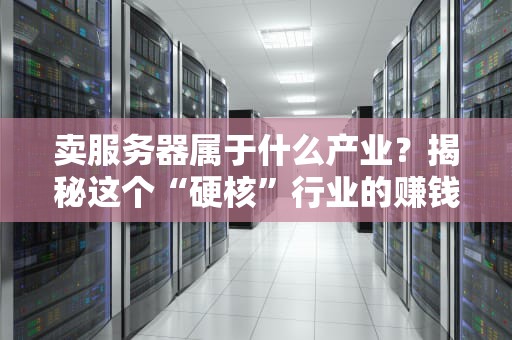 卖服务器属于什么产业？揭秘这个“硬核”行业的赚钱密码！