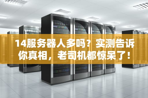 14服务器人多吗？实测告诉你真相，老司机都惊呆了！