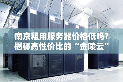 南京租用服务器价格低吗？揭秘高性价比的“金陵云”内幕！