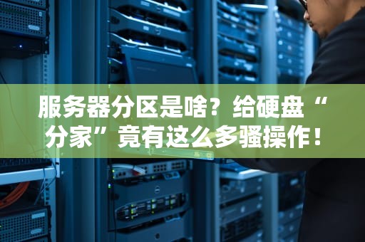 服务器分区是啥？给硬盘“分家”竟有这么多骚操作！