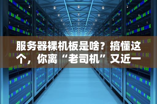服务器裸机板是啥？搞懂这个，你离“老司机”又近一步！