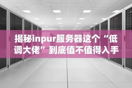 揭秘inpur服务器这个“低调大佬”到底值不值得入手？