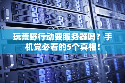 玩荒野行动要服务器吗？手机党必看的5个真相！