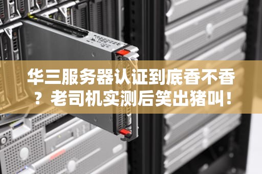 华三服务器认证到底香不香？老司机实测后笑出猪叫！
