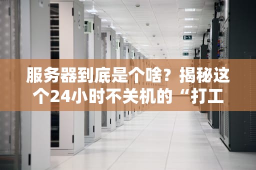 服务器到底是个啥？揭秘这个24小时不关机的“打工仔”都在忙些啥！