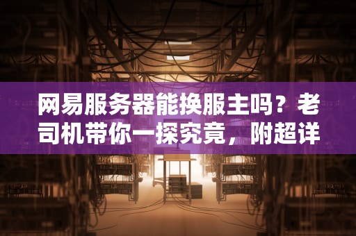 网易服务器能换服主吗？老司机带你一探究竟，附超详细操作指南！