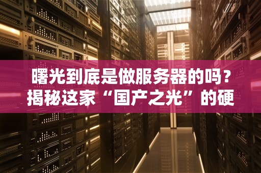 曙光到底是做服务器的吗？揭秘这家“国产之光”的硬核实力！