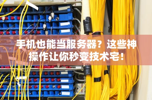 手机也能当服务器？这些神操作让你秒变技术宅！