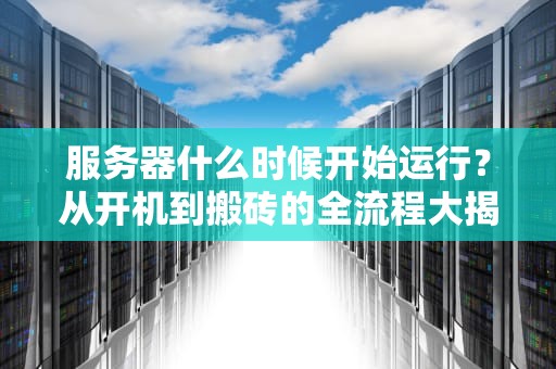 服务器什么时候开始运行？从开机到搬砖的全流程大揭秘！