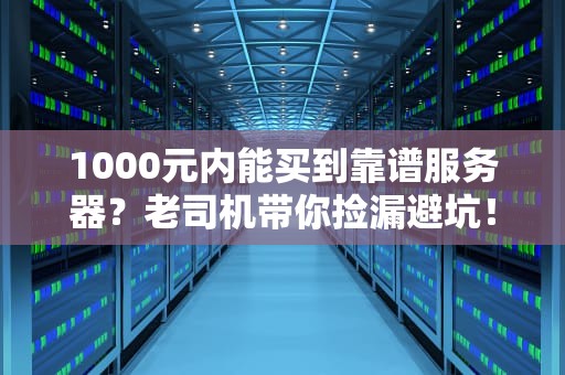 1000元内能买到靠谱服务器？老司机带你捡漏避坑！