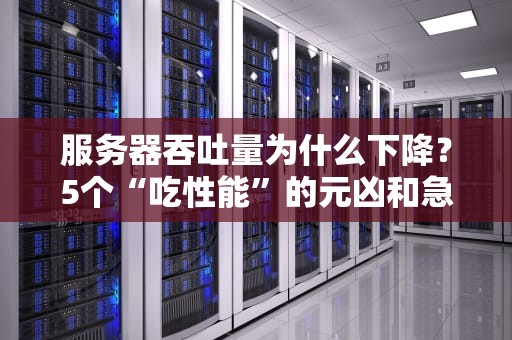 服务器吞吐量为什么下降？5个“吃性能”的元凶和急救指南！