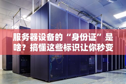 服务器设备的“身份证”是啥？搞懂这些标识让你秒变机房老司机！