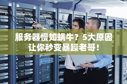服务器慢如蜗牛？5大原因让你秒变暴躁老哥！