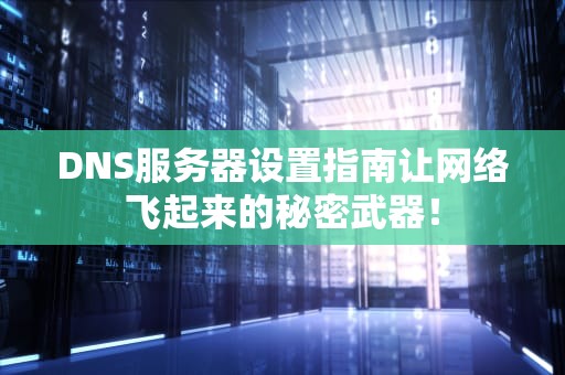 DNS服务器设置指南让网络飞起来的秘密武器！