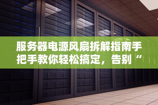 服务器电源风扇拆解指南手把手教你轻松搞定，告别“嗡嗡”噪音！