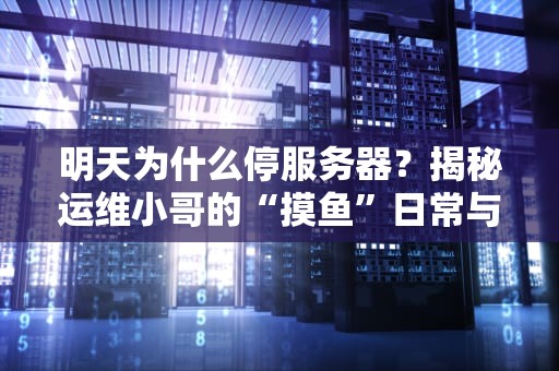 明天为什么停服务器？揭秘运维小哥的“摸鱼”日常与服务器保养秘籍