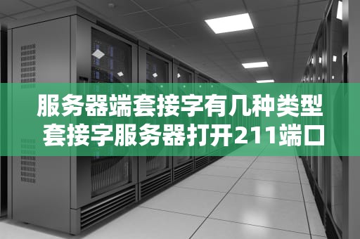 服务器端套接字有几种类型 套接字服务器打开211端口失败