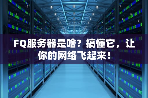 FQ服务器是啥？搞懂它，让你的网络飞起来！