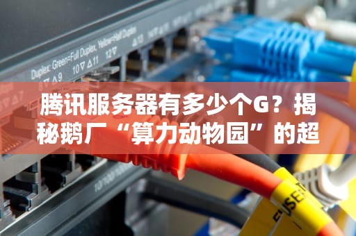 腾讯服务器有多少个G？揭秘鹅厂“算力动物园”的超级家底！