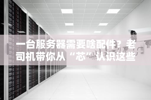 一台服务器需要啥配件？老司机带你从“芯”认识这些硬核伙伴！