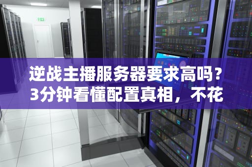 逆战主播服务器要求高吗？3分钟看懂配置真相，不花冤枉钱！
