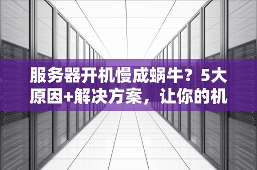 服务器开机慢成蜗牛？5大原因+解决方案，让你的机器秒变闪电侠！