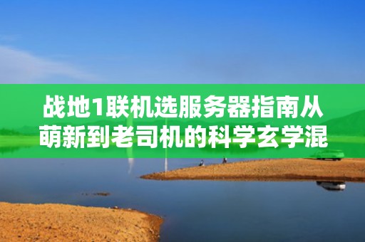 战地1联机选服务器指南从萌新到老司机的科学玄学混合攻略