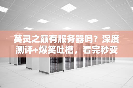 英灵之巅有服务器吗？深度测评+爆笑吐槽，看完秒变“云懂王”！