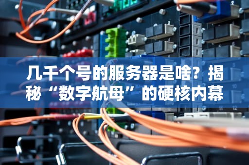 几千个号的服务器是啥？揭秘“数字航母”的硬核内幕！
