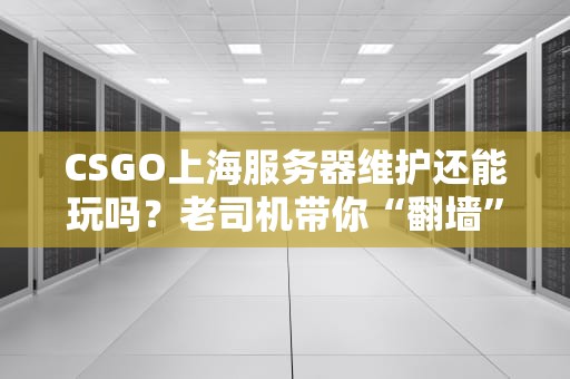 CSGO上海服务器维护还能玩吗？老司机带你“翻墙”不掉坑！