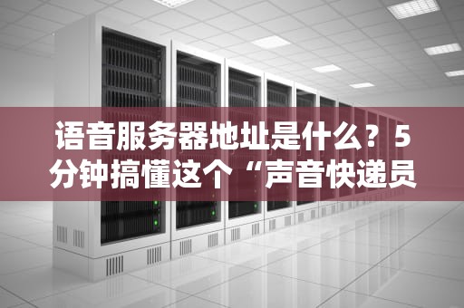 语音服务器地址是什么？5分钟搞懂这个“声音快递员”的家在哪！
