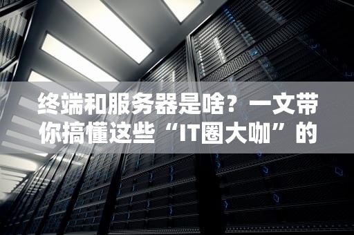 终端和服务器是啥？一文带你搞懂这些“IT圈大咖”的日常！