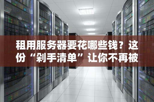 租用服务器要花哪些钱？这份“剁手清单”让你不再被坑！