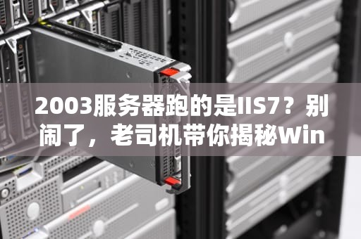 2003服务器跑的是IIS7？别闹了，老司机带你揭秘WindowsServer的Web服务进化史！