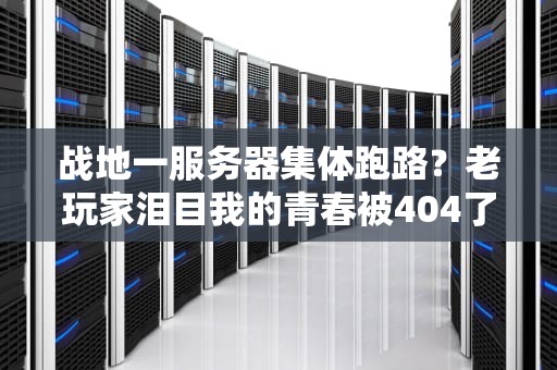 战地一服务器集体跑路？老玩家泪目我的青春被404了！