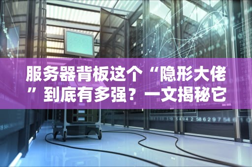 服务器背板这个“隐形大佬”到底有多强？一文揭秘它的硬核功效！