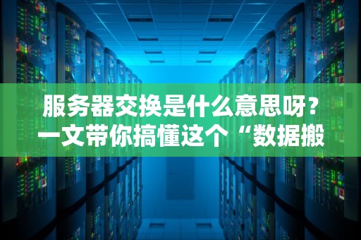 服务器交换是什么意思呀？一文带你搞懂这个“数据搬运工”的硬核日常！