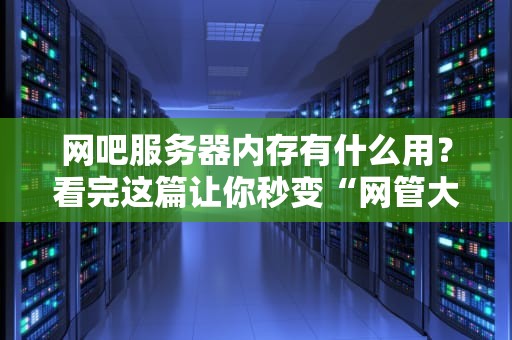 网吧服务器内存有什么用？看完这篇让你秒变“网管大神”！