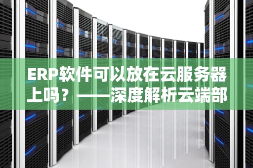 ERP软件可以放在云服务器上吗？——深度解析云端部署的优劣势