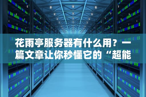花雨亭服务器有什么用？一篇文章让你秒懂它的“超能力”！