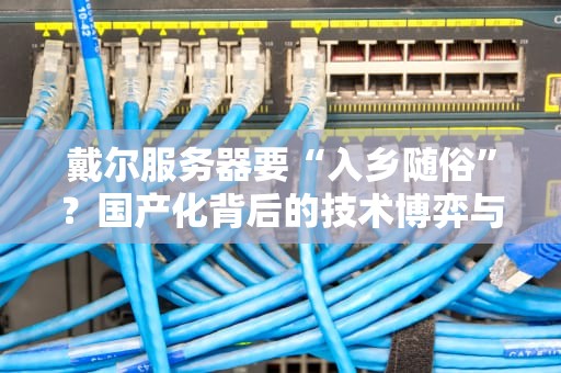 戴尔服务器要“入乡随俗”？国产化背后的技术博弈与吃瓜指南
