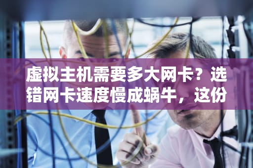 虚拟主机需要多大网卡？选错网卡速度慢成蜗牛，这份避坑指南快收好！