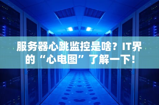 服务器心跳监控是啥？IT界的“心电图”了解一下！