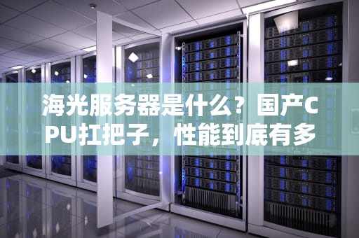 海光服务器是什么？国产CPU扛把子，性能到底有多能打？